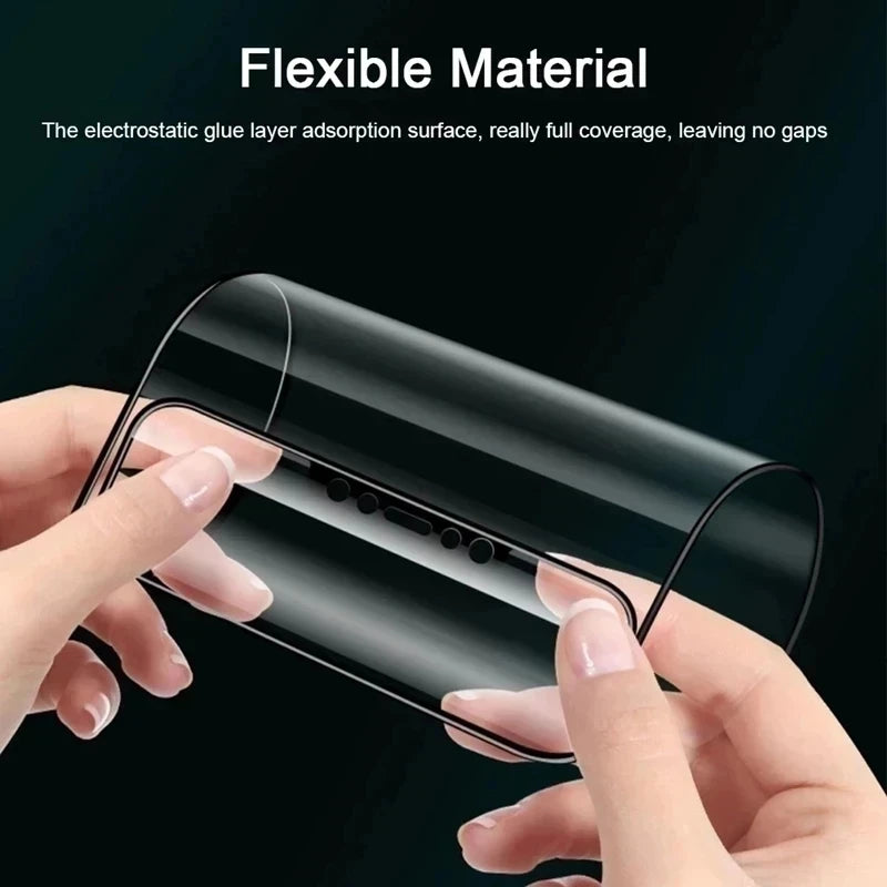 Matte Privacy Screen Protector (4-Pack) – Anti-Spy Ceramic Film for iPhone 11–17 Pro Max, Mini & Air