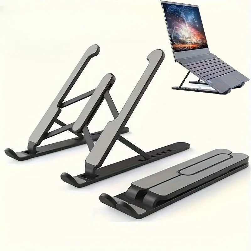 Foldable Laptop Stand – Portable Notebook Support Base for Desk Use