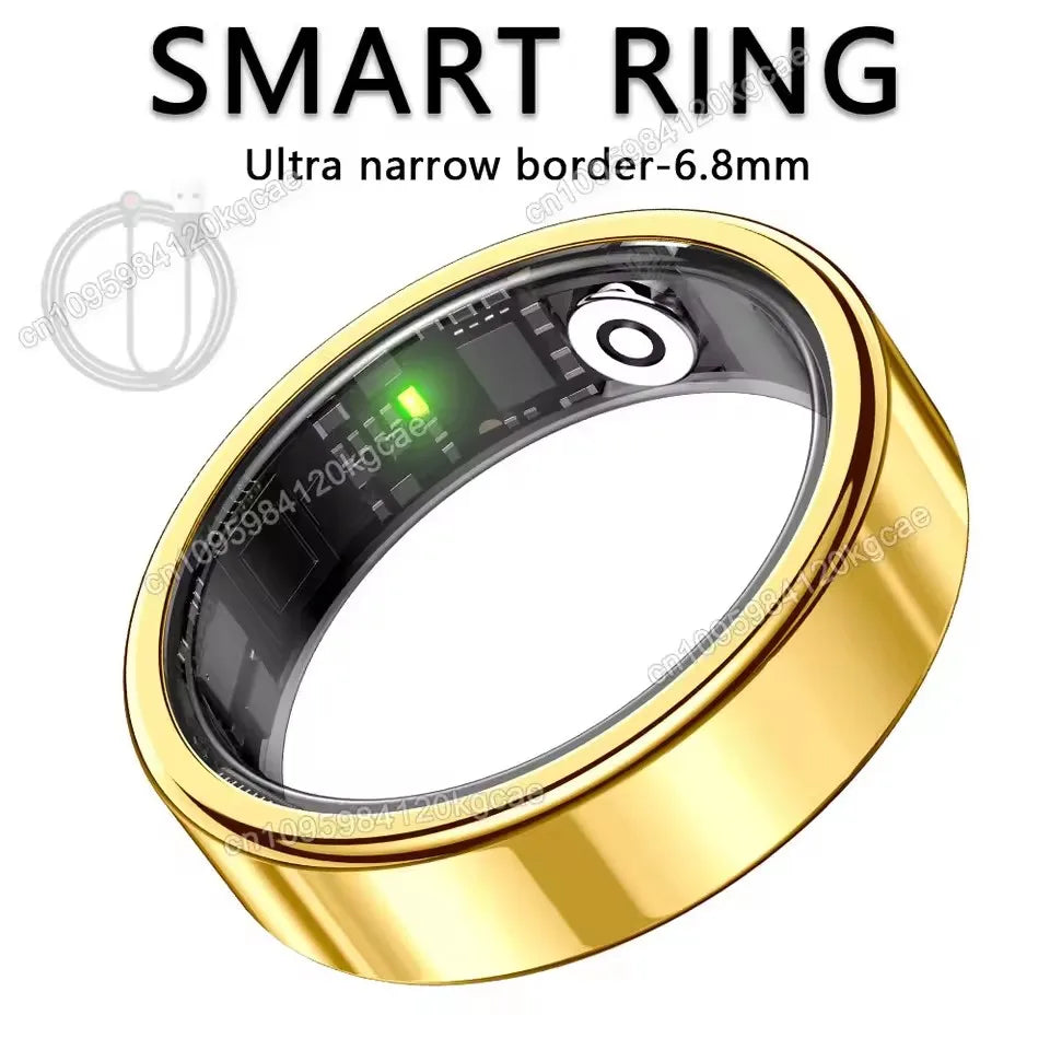 Smart Ring – Heart Rate, Sleep & Motion Tracking, IP68 Waterproof