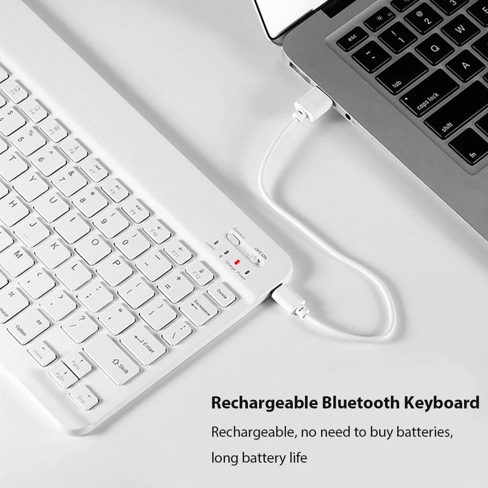 Bluetooth Wireless Keyboard – Mini Universal Keyboard for iPhone, iPad, Tablet & Laptop