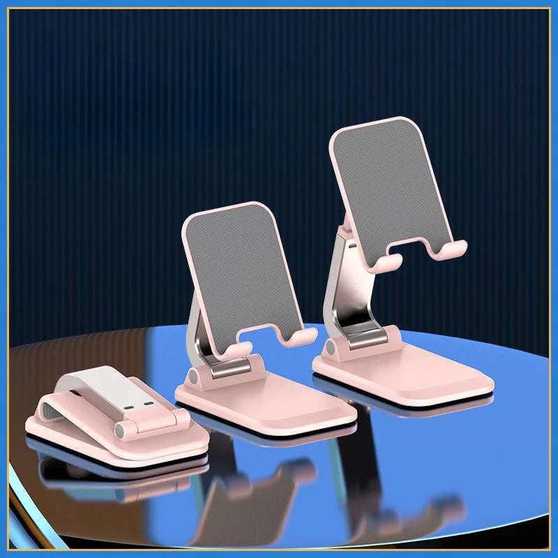 Foldable Desktop Phone & Tablet Stand – Portable Holder for iPhone, iPad & Smartphones