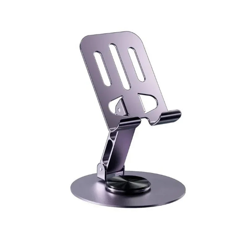 All-Metal 360° Rotating Phone Holder – Foldable Universal Bracket, Anti-Drop Design