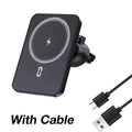 Magnetic Wireless Car Charger – MagSafe Compatible, Fast Charging, Air Vent Mount