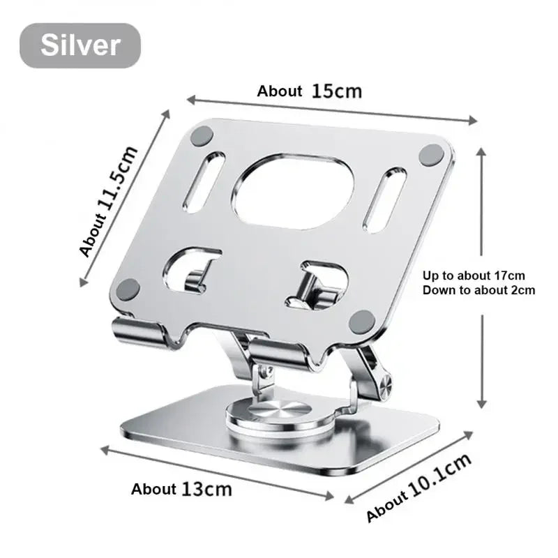 360° Rotating Tablet Stand – Adjustable Aluminium Holder for iPad Pro, Air & Mini