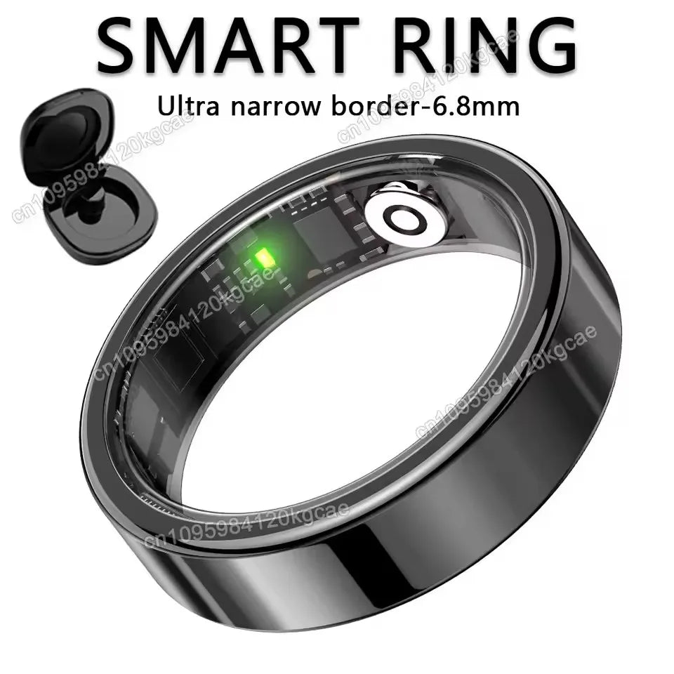 Smart Ring – Heart Rate, Sleep & Motion Tracking, IP68 Waterproof