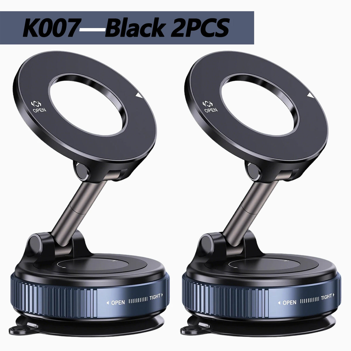 Magnetic Car Phone Holder – Foldable, 360° Adjustable, Universal Mount