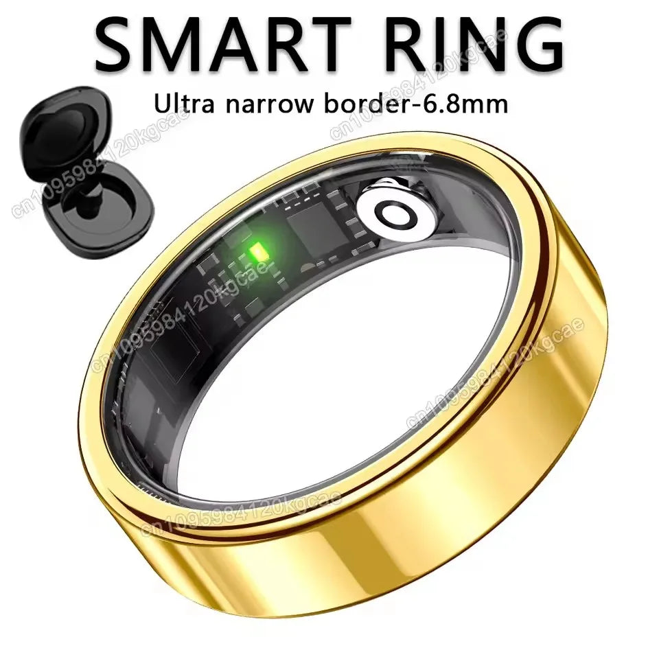 Smart Ring – Heart Rate, Sleep & Motion Tracking, IP68 Waterproof