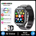 2026 New Military Smart Watch Men Waterproof Outdoor Sports Fitness Tracker Health Monitor 2.19" BT Call Smartwatch