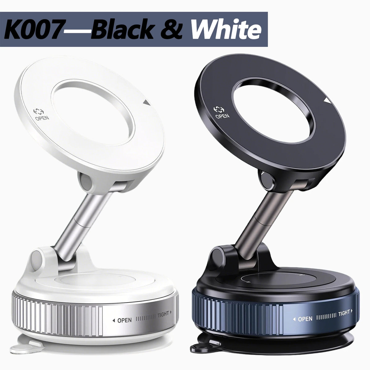 Magnetic Car Phone Holder – Foldable, 360° Adjustable, Universal Mount