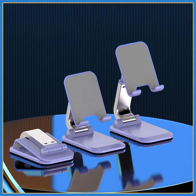 Foldable Desktop Phone & Tablet Stand – Portable Holder for iPhone, iPad & Smartphones