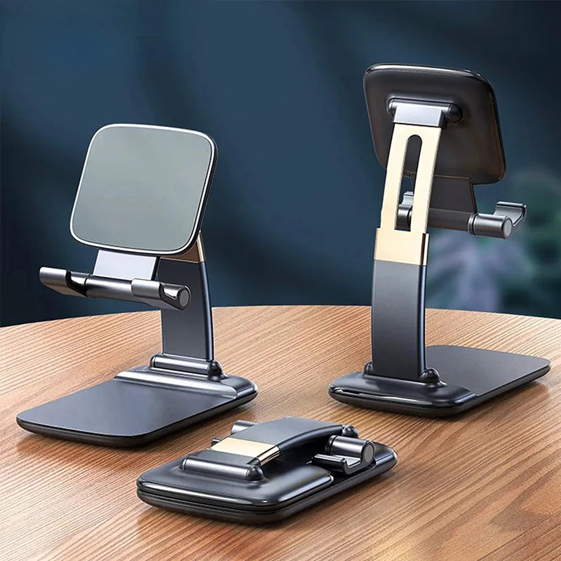 Foldable Desktop Phone & Tablet Stand – Portable Holder for iPhone, iPad & Smartphones