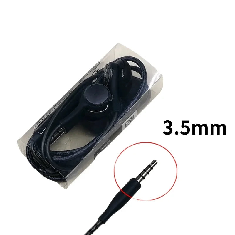 Wired Earphones – HiFi Bass In-Ear Headphones | 3.5mm Jack & USB-C