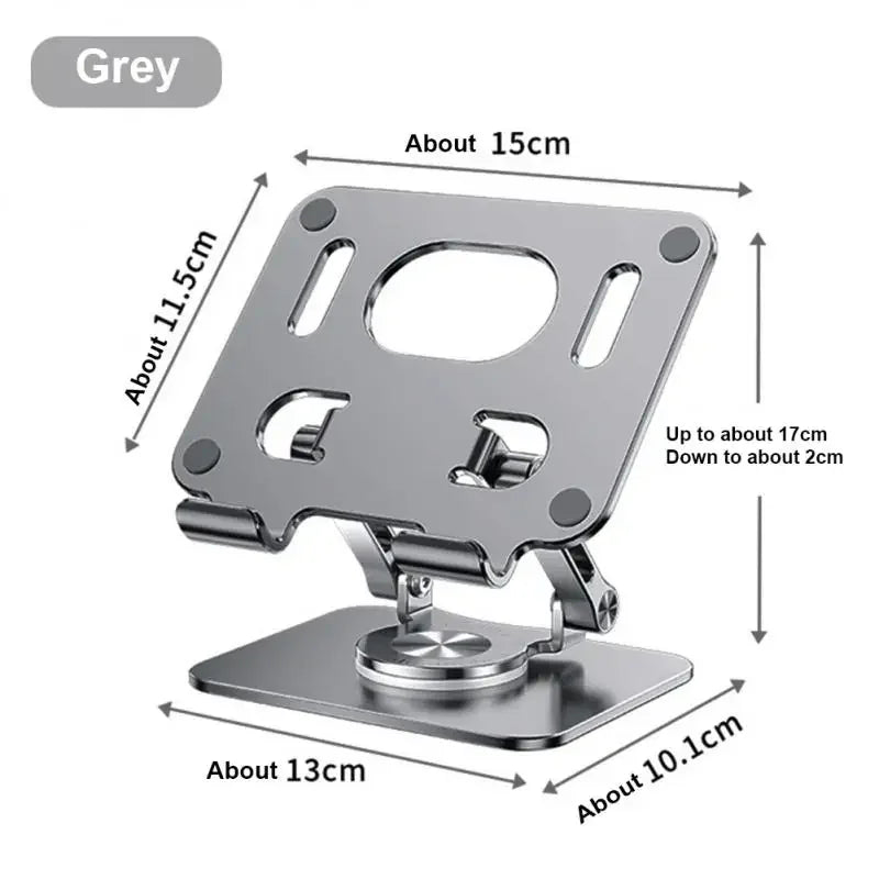 360° Rotating Tablet Stand – Adjustable Aluminium Holder for iPad Pro, Air & Mini