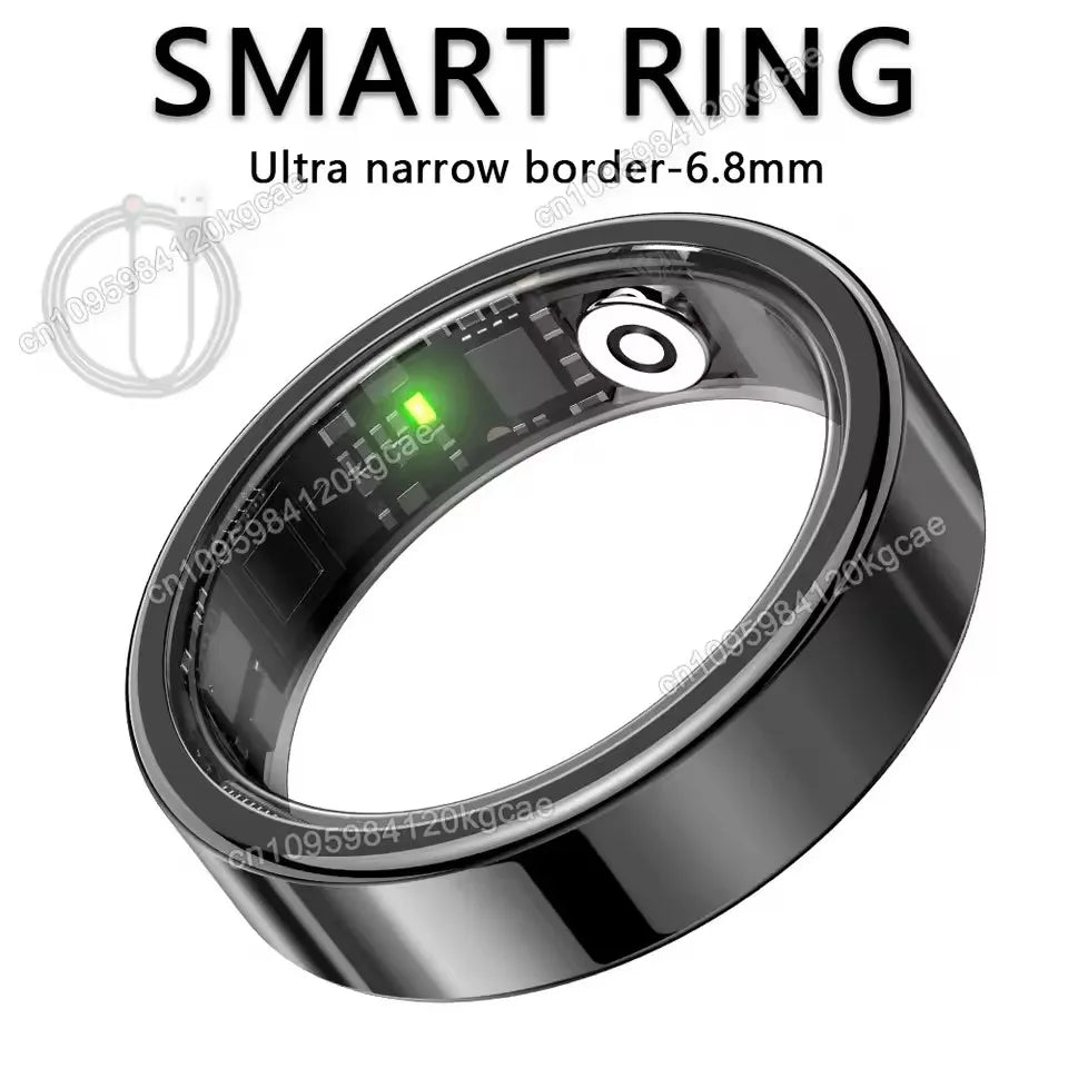 Smart Ring – Heart Rate, Sleep & Motion Tracking, IP68 Waterproof