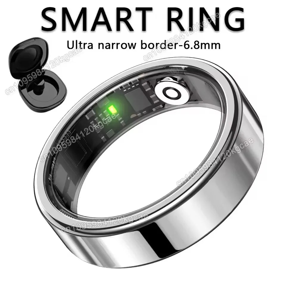 Smart Ring – Heart Rate, Sleep & Motion Tracking, IP68 Waterproof