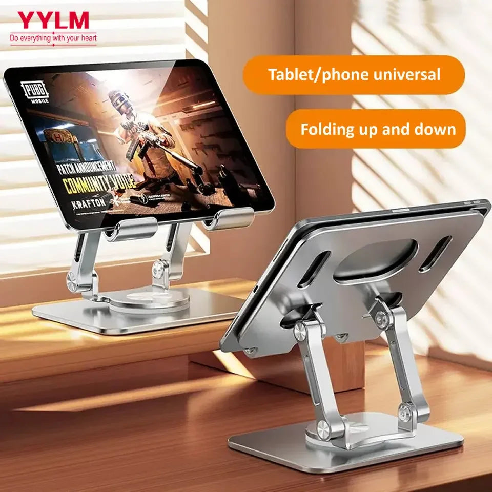 360° Rotating Tablet Stand – Adjustable Aluminium Holder for iPad Pro, Air & Mini