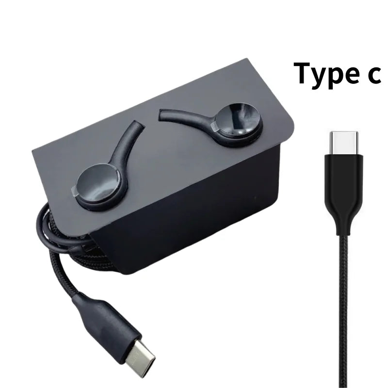 Wired Earphones – HiFi Bass In-Ear Headphones | 3.5mm Jack & USB-C